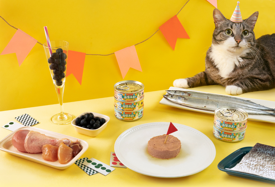 <b>Party Time! 最高CP值的國民主食罐來了</b> ▸補好補滿！Omega3增量40% ▸全方位保養，添加超級食材巴西莓 ▸獨家蛋白質切割技術，把主食罐變好吃 ☑98%高肉含量，無穀、無爭議膠類添加 ☑符合AAFCO/NRC營養標準；HACCP、ISO22000雙認證